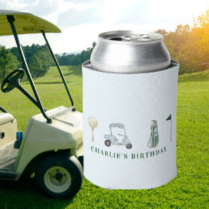 Rafraîchisseur Pour Canette Jeu de golf, baby shower d'anniversaire