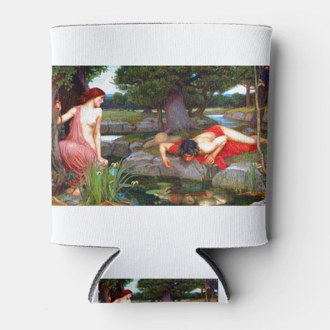 Rafraîchisseur Pour Canette John William Waterhouse Echo et Narcissus (Devant)