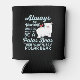 Rafraîchisseur Pour Canette Jolie Ice Porte Un Ours Polaire Lover