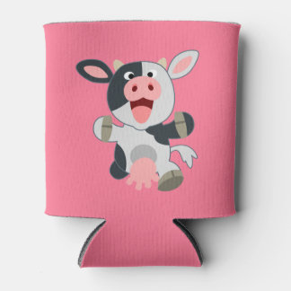 Rafraîchisseur Pour Canette Jolie vache caricaturale gaie