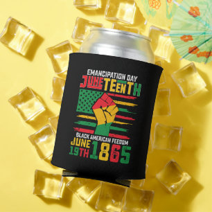Rafraîchisseur Pour Canette Jour de l'émancipation de Juneteenth Liberté des N