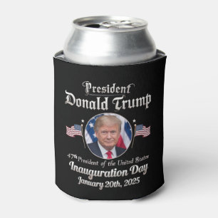 Rafraîchisseur Pour Canette Jour d'investiture de Trump 2025 47e président des