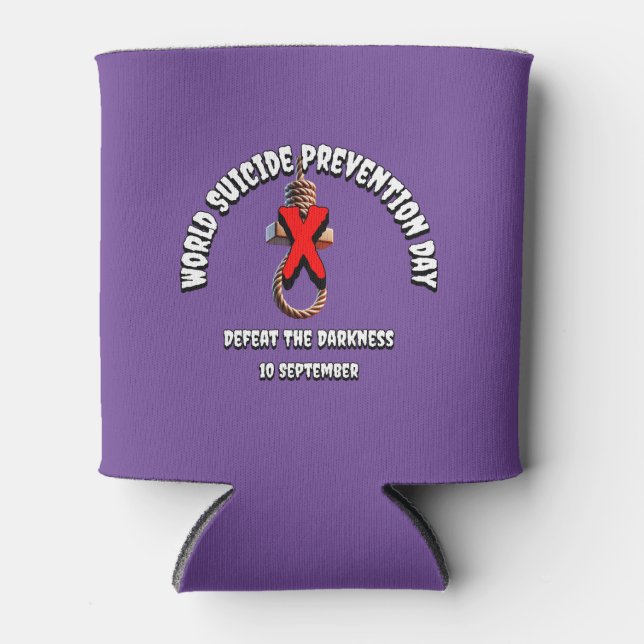 Rafraîchisseur Pour Canette Journée mondiale de la prévention du suicide. Défa (Devant)