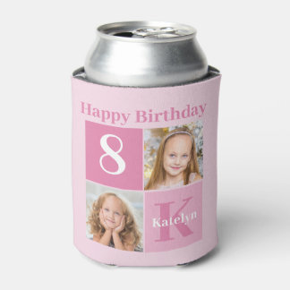 Rafraîchisseur Pour Canette Joyeuse fête d'anniversaire fille mignonne Photo p