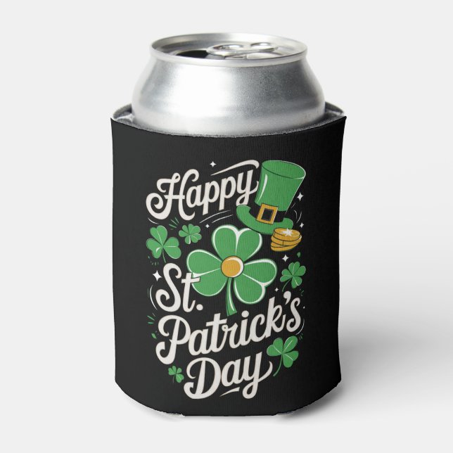 Rafraîchisseur Pour Canette Joyeuse Saint-Patrick Patrimoine Irlandais St Patt (Can devant)