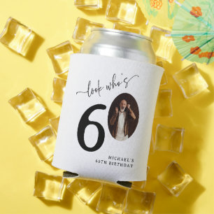 Rafraîchisseur Pour Canette Joyeux 60 ans ! Photo moderne pour les 60 ans