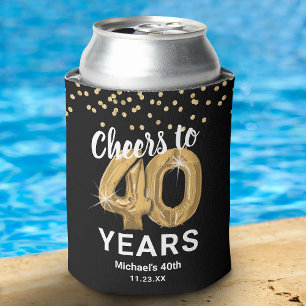 Rafraîchisseur Pour Canette Joyeux Anniversaire Adulte 40 Ans