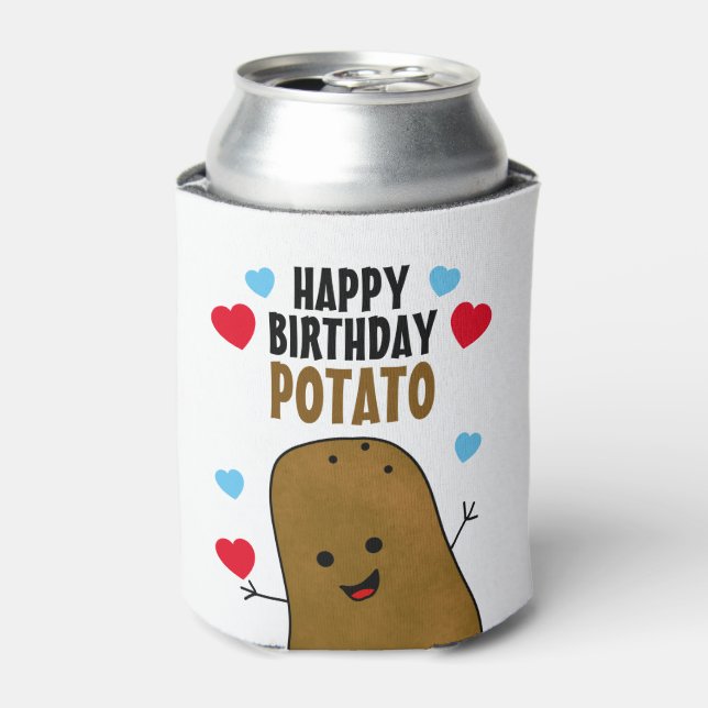 Rafraîchisseur Pour Canette Joyeux Anniversaire Patate (Can devant)