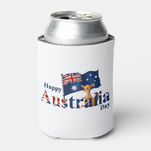 Rafraîchisseur Pour Canette Joyeux drapeau de la fête nationale australienne m
