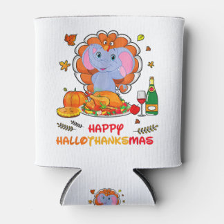 Rafraîchisseur Pour Canette Joyeux Hallo Elephant Boire Vin Merci Cadeau