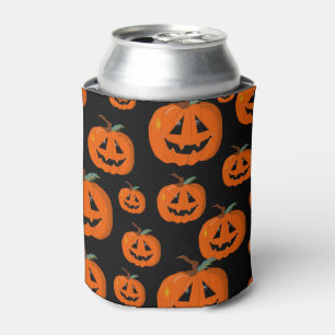 Rafraîchisseur Pour Canette Joyeux Halloween Citrouille Illustrative Art