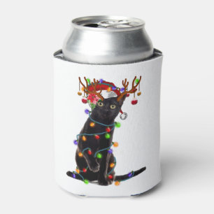 Rafraîchisseur Pour Canette Joyeux Noël Black Cat Light Noël Joyeux Noël