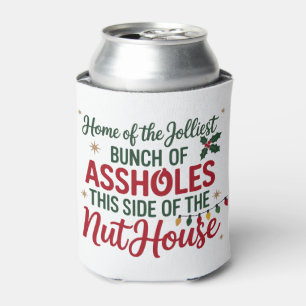 Rafraîchisseur Pour Canette Joyeux Noël drôle Maison du Noël le plus joyeux