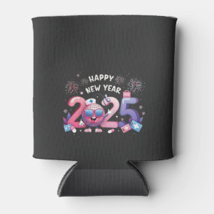 Rafraîchisseur Pour Canette Joyeux Nouvel An 2025 Soins infirmiers Disco Ball