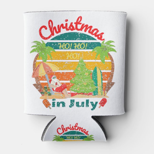 Rafraîchisseur Pour Canette juillet noël/noël en juillet (Devant)