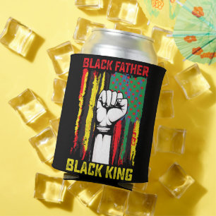 Rafraîchisseur Pour Canette Juneteenth Black Father Day Papa Roi Célébrant F