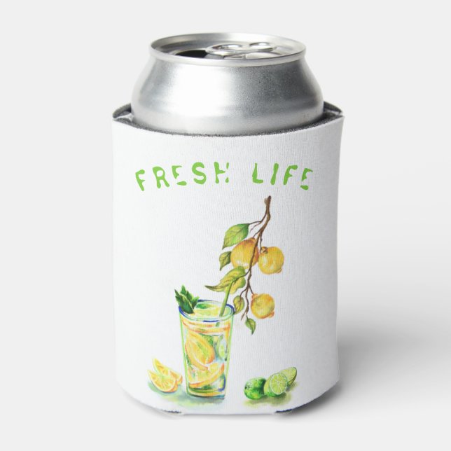 Rafraîchisseur Pour Canette Jus de citron frais Cool Boire Lemonade Can Cooler (Can devant)