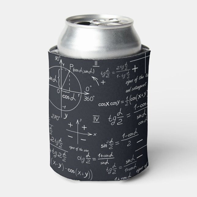 Rafraîchisseur Pour Canette Jus de maths, pas de bière (Can devant)