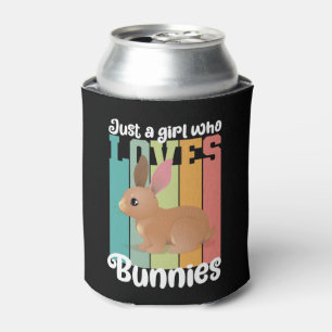 Rafraîchisseur Pour Canette Juste une fille qui aime Bunnies Lapin de Pâques M