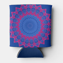 Kaleidoscope Magenta et cercle bleu