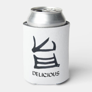 Rafraîchisseur Pour Canette Kanji Délicieux blanc peut refroidir 2 côté