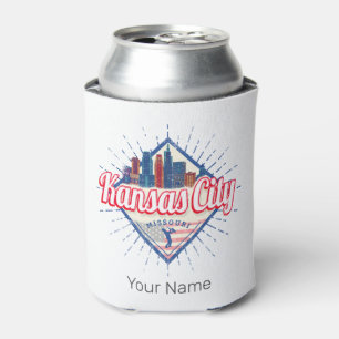 Rafraîchisseur Pour Canette Kansas City Missouri États-Unis Skyline Vintage