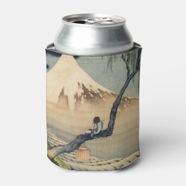 Rafraîchisseur Pour Canette Katsushika Hokusai - Garçon regardant le Mont Fuji (Can devant)