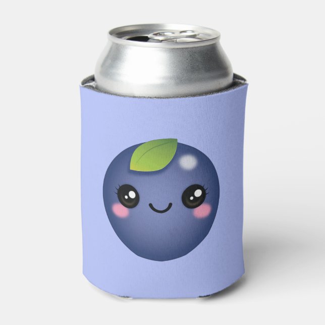 Rafraîchisseur Pour Canette Kawaii Blueberry Can Cooler (Can devant)