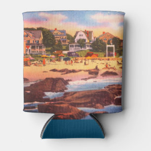 Rafraîchisseur Pour Canette Kennebunk Beach, Maine Cottages Vintages Photo