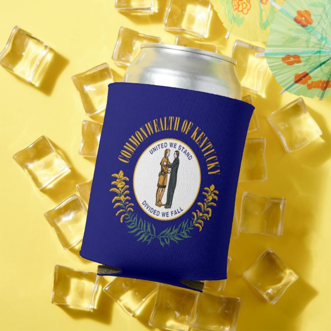 Rafraîchisseur Pour Canette Kentucky : Drapeau d'État américain du Commonwealt (Été in situ)