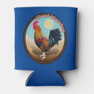 Rafraîchisseur Pour Canette Key West - Coq tzigane Good Morning Vintage Oval