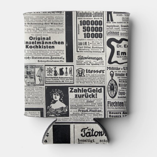 Rafraîchisseur Pour Canette Kiev historique : Illustration d'un journal de 191 (Devant)