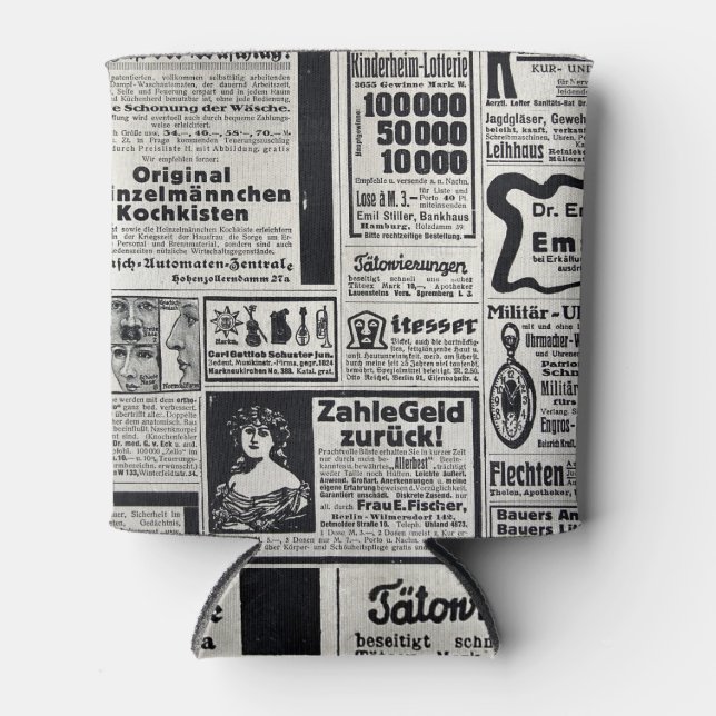 Rafraîchisseur Pour Canette Kiev historique : Illustration d'un journal de 191 (Devant)