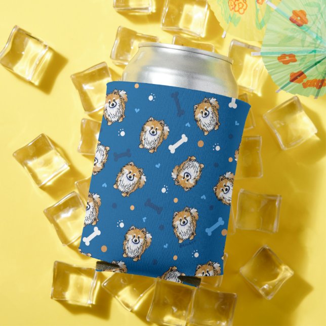 Rafraîchisseur Pour Canette KiniArt Pomeranian (Été in situ)