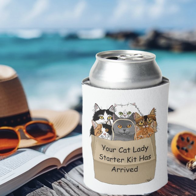 Rafraîchisseur Pour Canette Kit d'entrée Lady Cat (Créateur téléchargé)