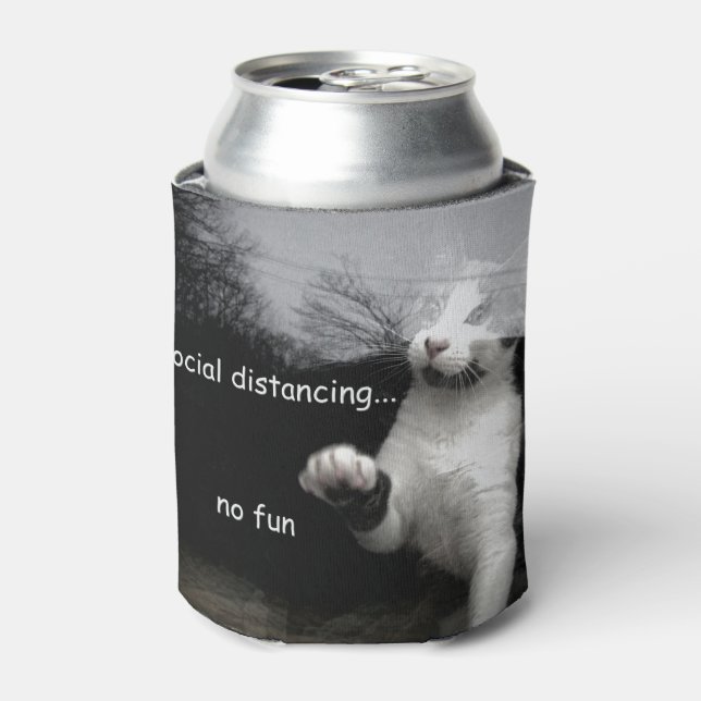 Rafraîchisseur Pour Canette Kitten Distances Sociales (Can devant)