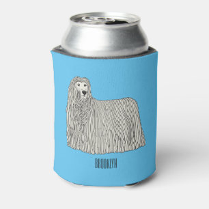 Rafraîchisseur Pour Canette Komondor dog cartoon