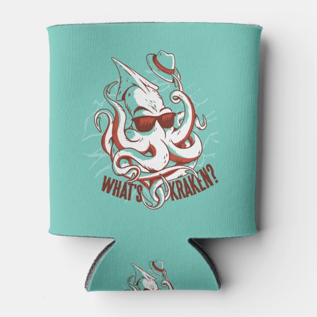 Rafraîchisseur Pour Canette Kraken Monster Funny (Devant)