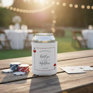 Rafraîchisseur Pour Canette La collection de cartes à jouer Monogram pour mari