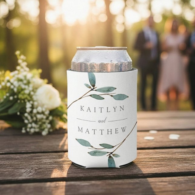 Rafraîchisseur Pour Canette La Collection de Mariage Botanical Bliss (Créateur téléchargé)