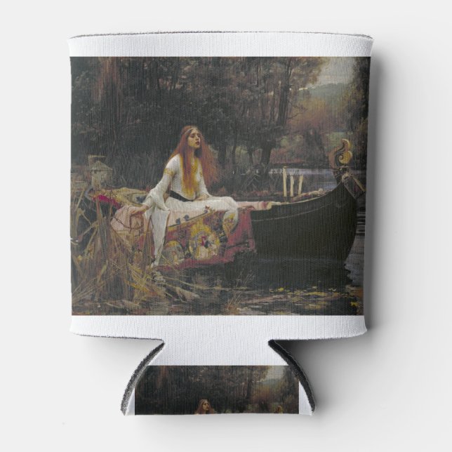 Rafraîchisseur Pour Canette La Dame de Shalott par John William Waterhouse (Devant)