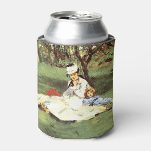 Rafraîchisseur Pour Canette La famille Monet dans leur jardin Edouard Manet