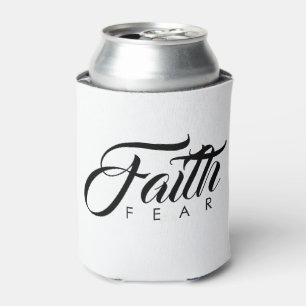Rafraîchisseur Pour Canette La foi au-dessus de la peur blanche