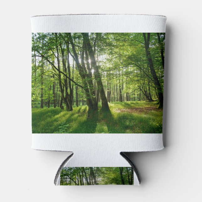 Rafraîchisseur Pour Canette La forêt au printemps (Devant)