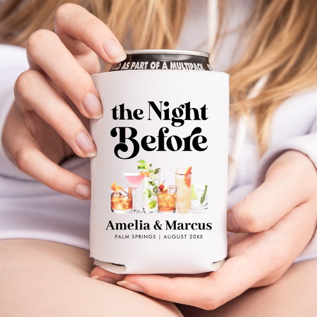 Rafraîchisseur Pour Canette La nuit avant le dîner de répétition de Retro Coup (Créateur téléchargé)