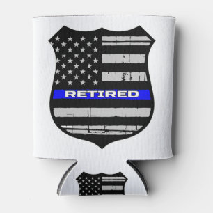 Rafraîchisseur Pour Canette La police Badge Blue Line retiré