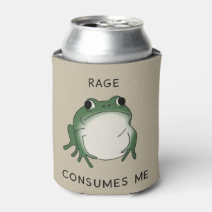 Rafraîchisseur Pour Canette La rage me consume Mème de l'étang de grenouilles