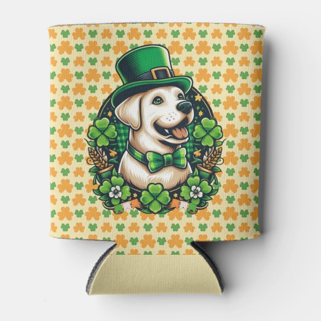 Rafraîchisseur Pour Canette la Saint-Patrick Chien Mignon (Devant)