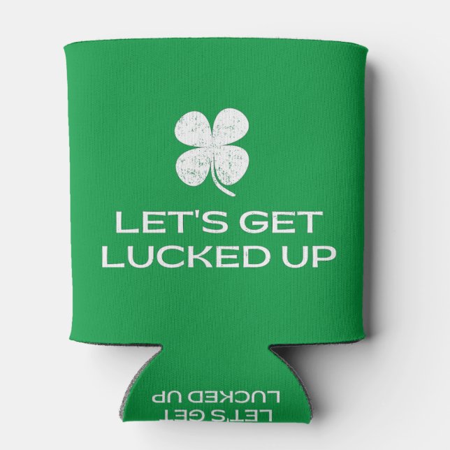 Rafraîchisseur Pour Canette La Saint-Patrick Déchaînons la Chance (Dos)