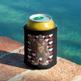 Rafraîchisseur Pour Canette La Saint-Valentin Bigfoot Cœurs Drôles d'amour Sas
